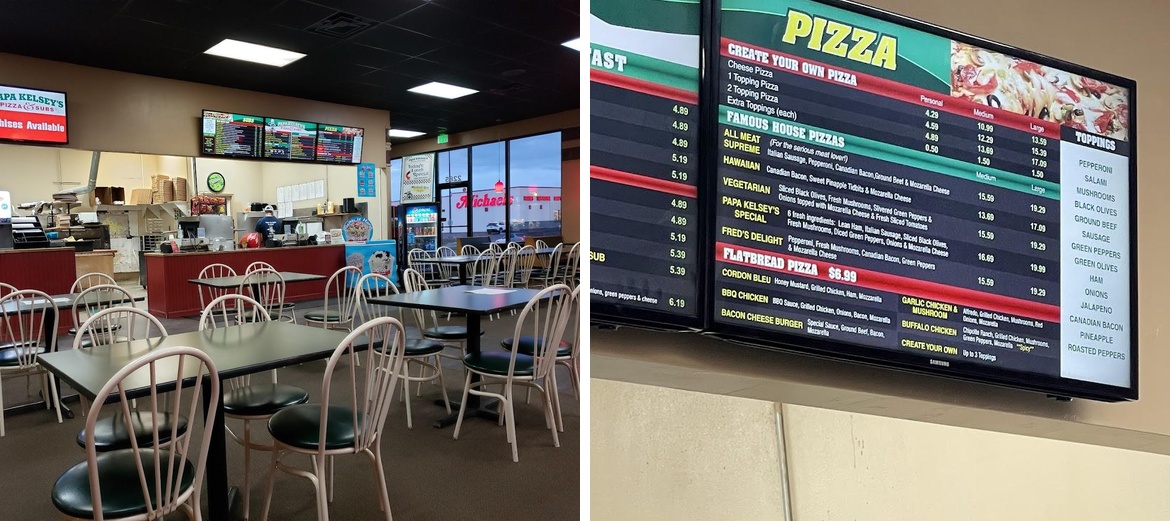 Papa Kelsey's Pizza & Subs Menu